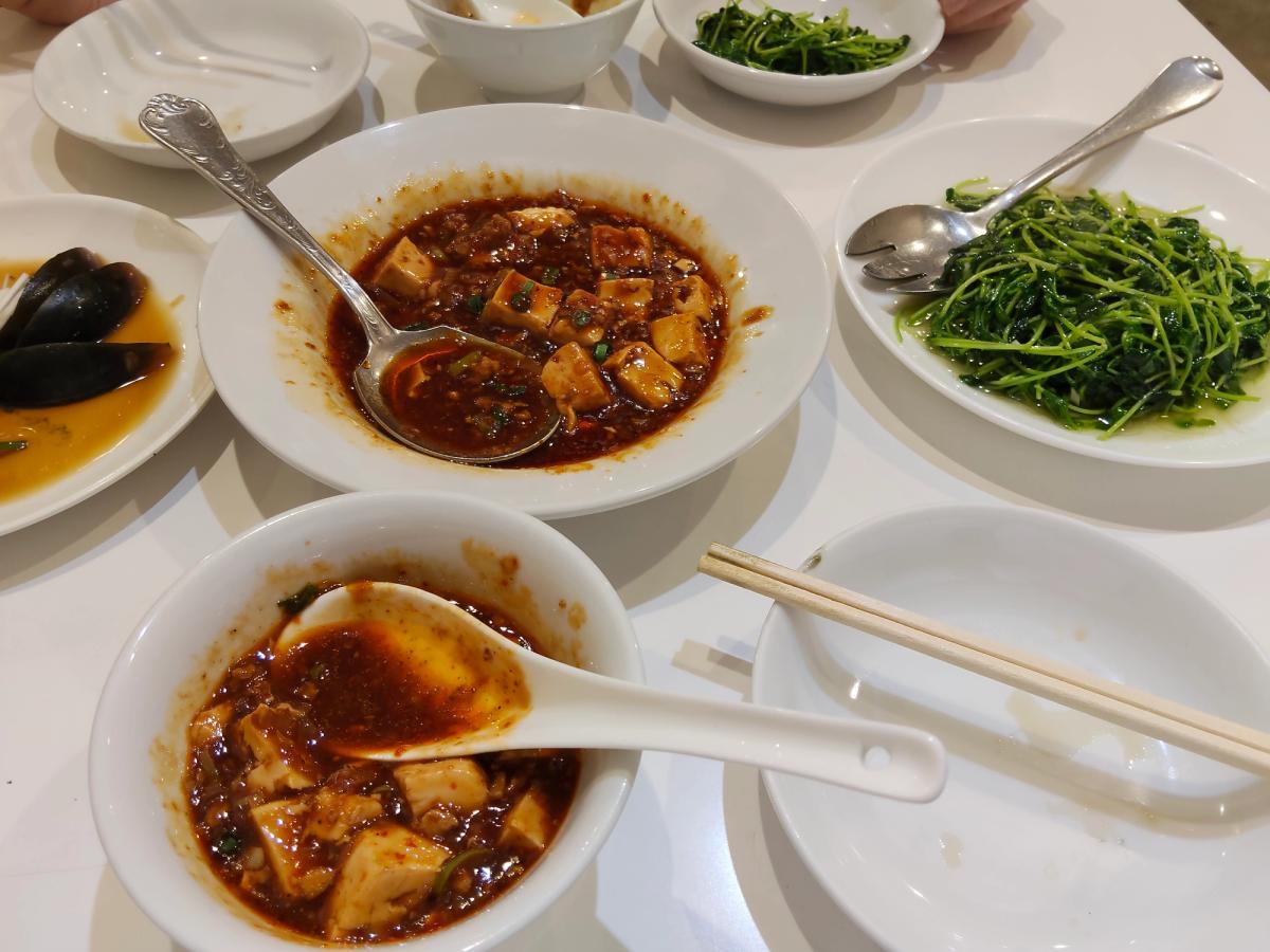 台湾料理 味王の麻婆豆腐