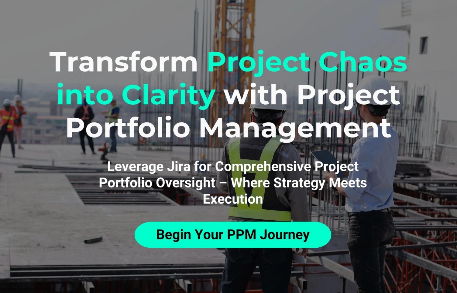 Project portfolio management with Jira and strategic portfolio overview