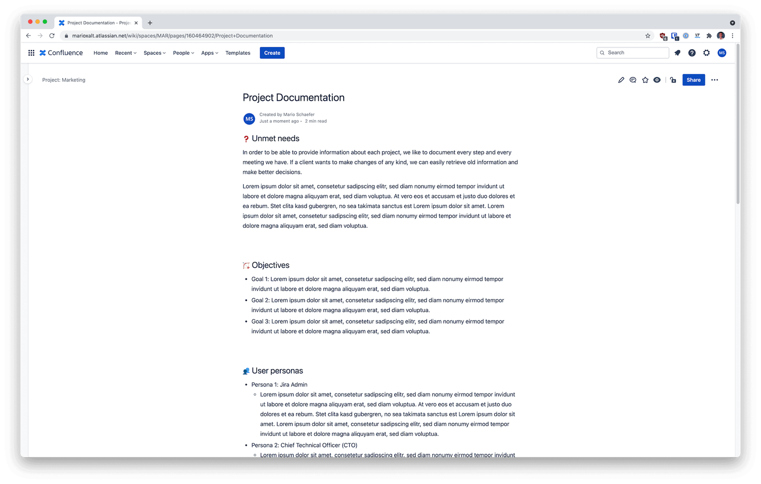 Confluence Documentation