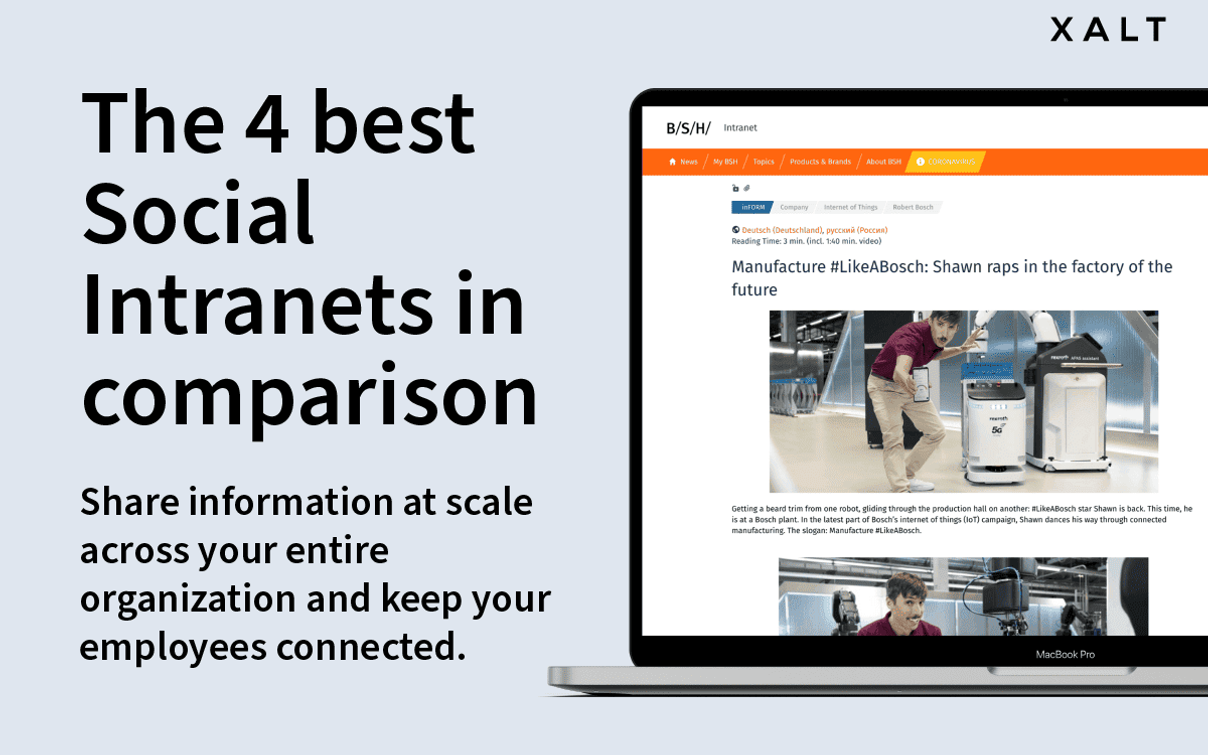 Social Intranet Corporate Intranet Solution Comparison