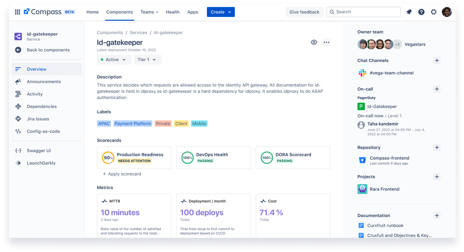 Atlassian Produktneuheiten: DevOps Compass