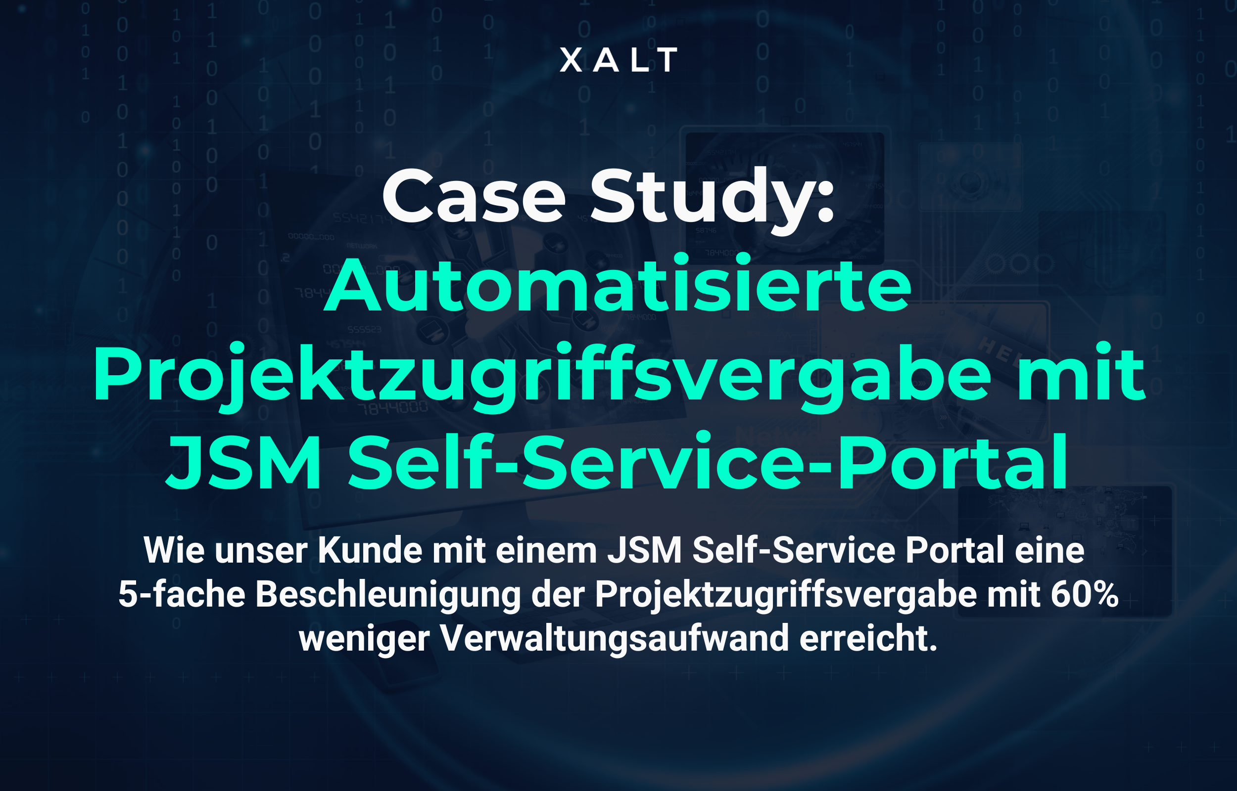Titelbild der Case Study: automatisierte Projektzugriffsvergabe mit einem JSM-Self-Service-Portal