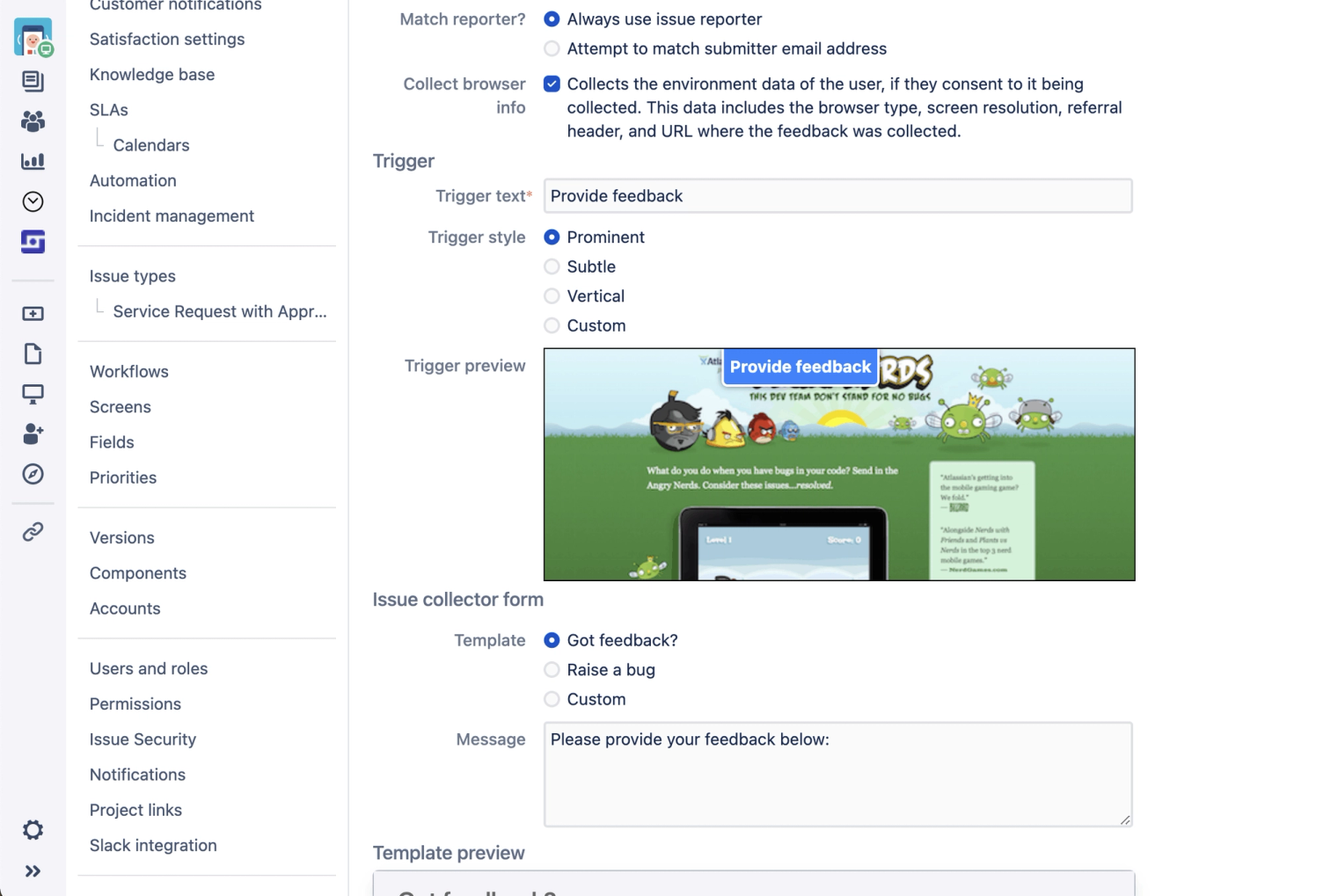 Jira Issue Collector