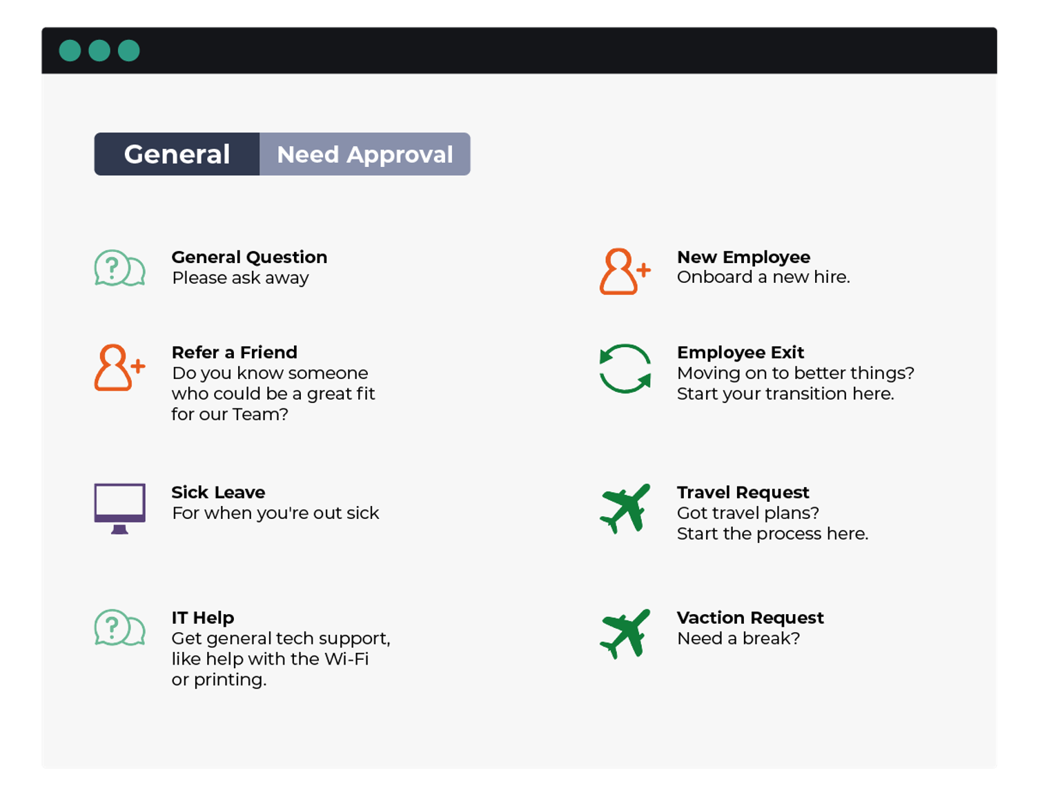 Employees Self-Service (ESS)