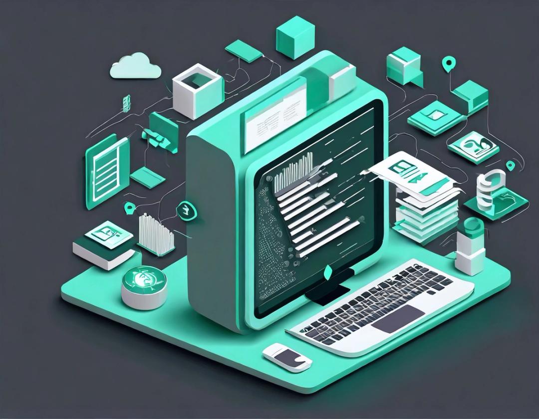 KI-generierte Illustration eines entschärften Datenrisikos