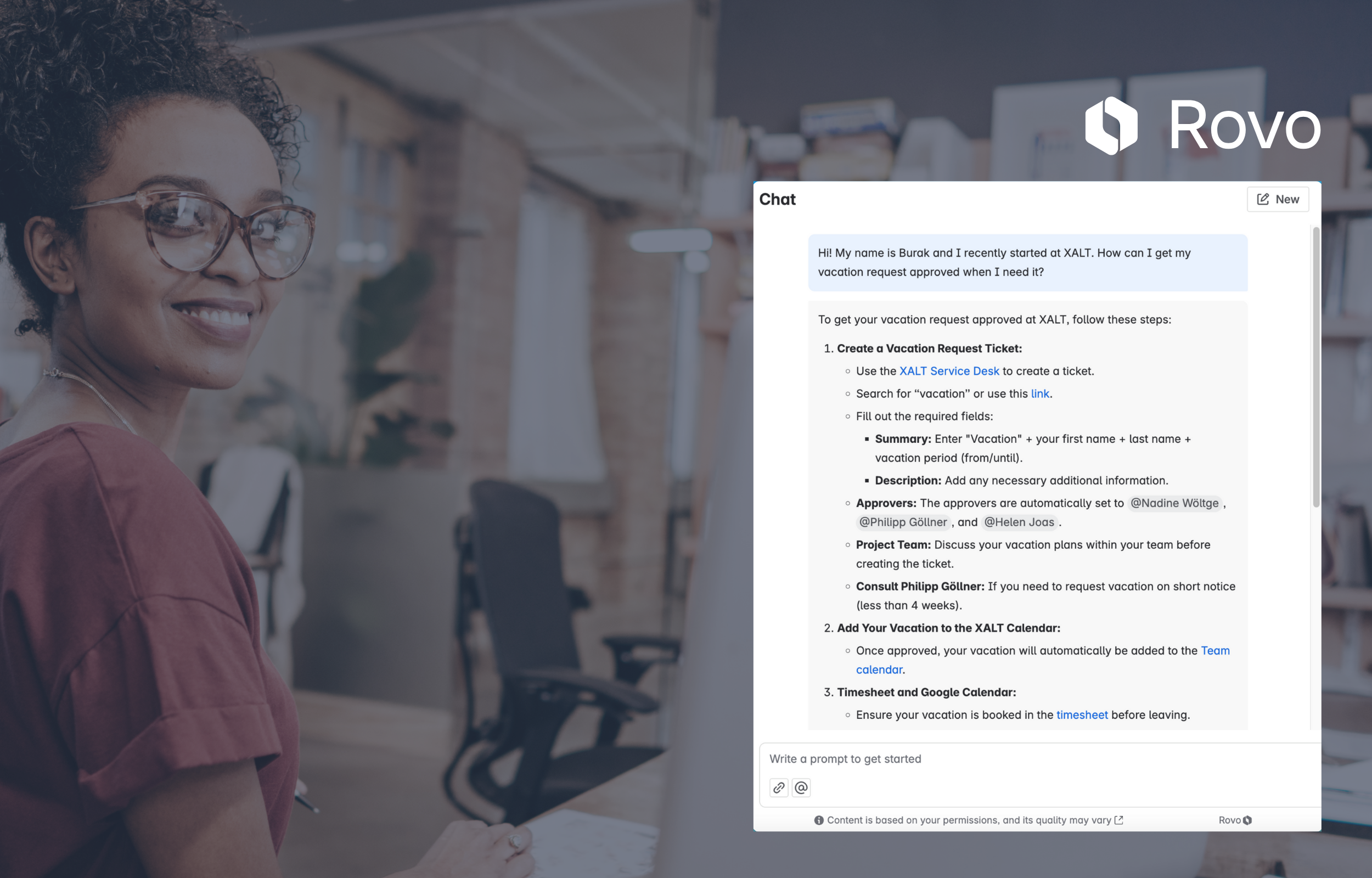 Beschleunigtes Mitarbeiter-Onboarding mit Atlassian Rovo Chat