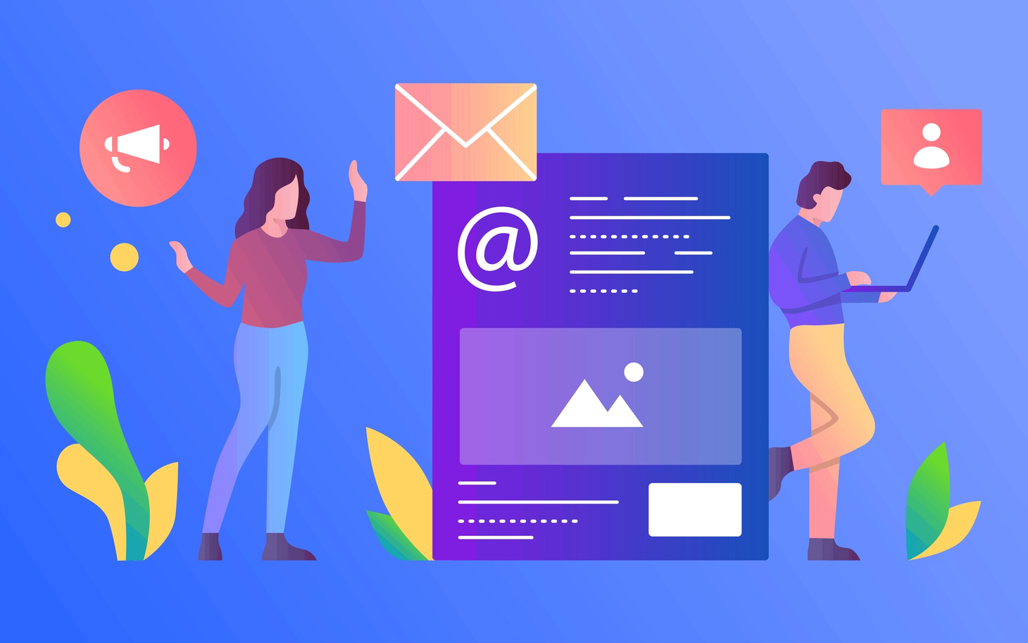 Illustration mit E-Mail-Symbol, Benutzern und einem Formular zur Issue-Erfassung in Jira.