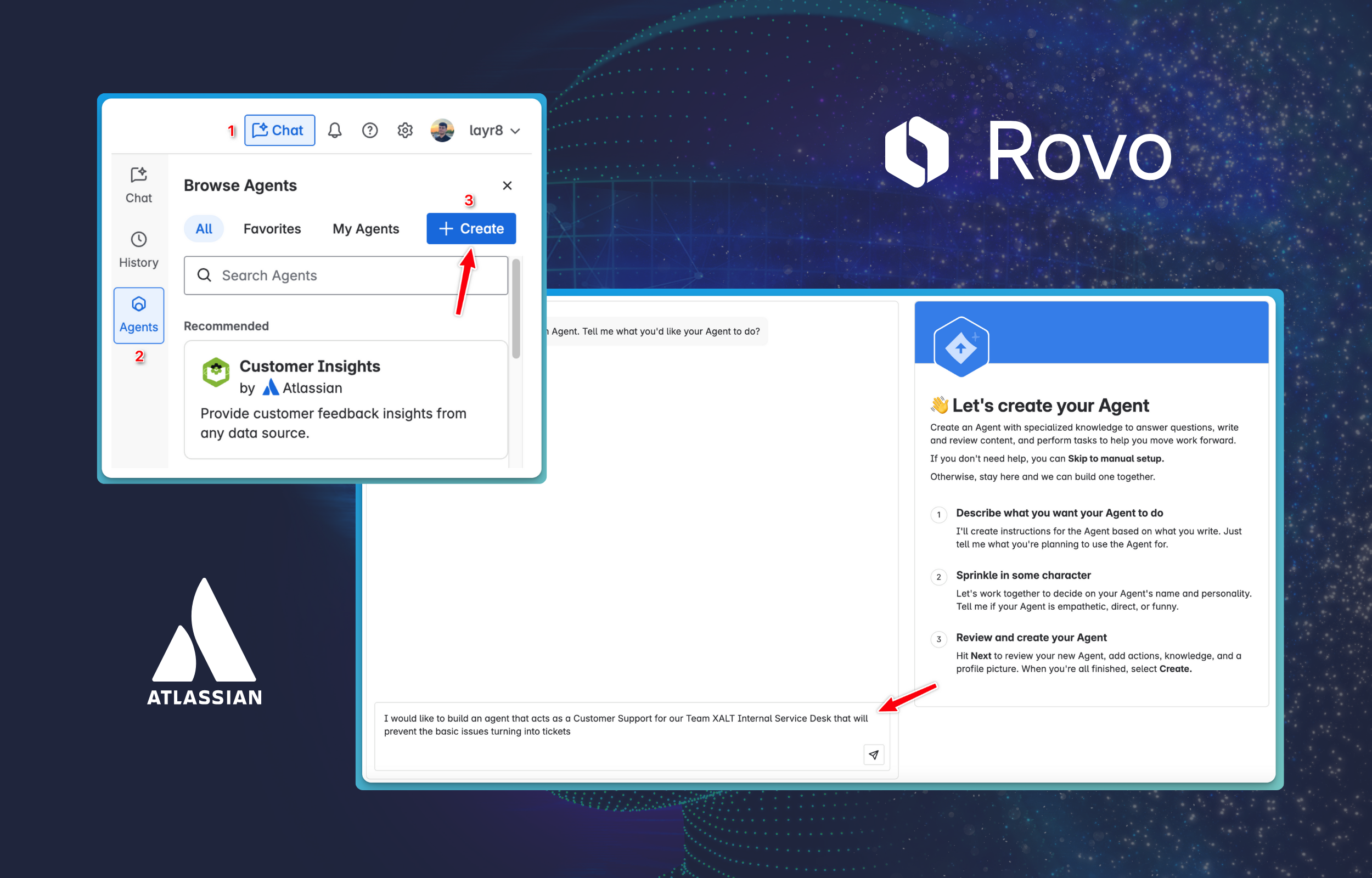 Einrichtung und Konfiguration eines individuellen Atlassian Rovo Agent