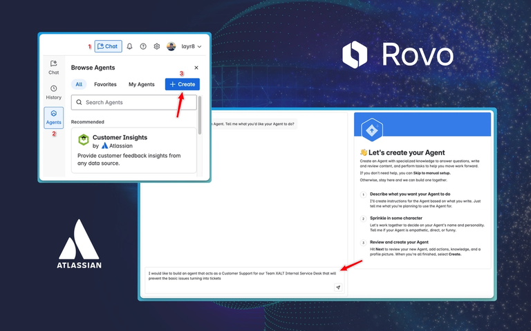 Einrichtung und Konfiguration eines individuellen Atlassian Rovo Agent