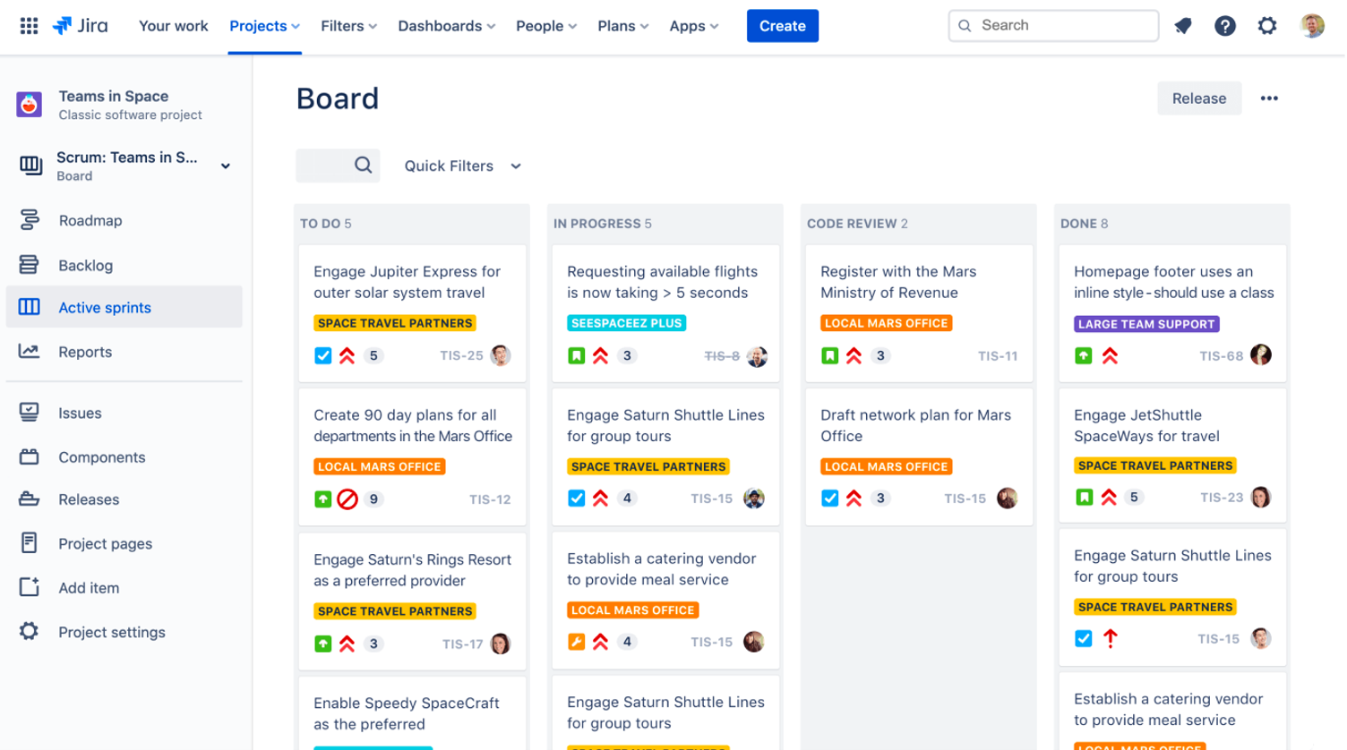 Jira Software Board