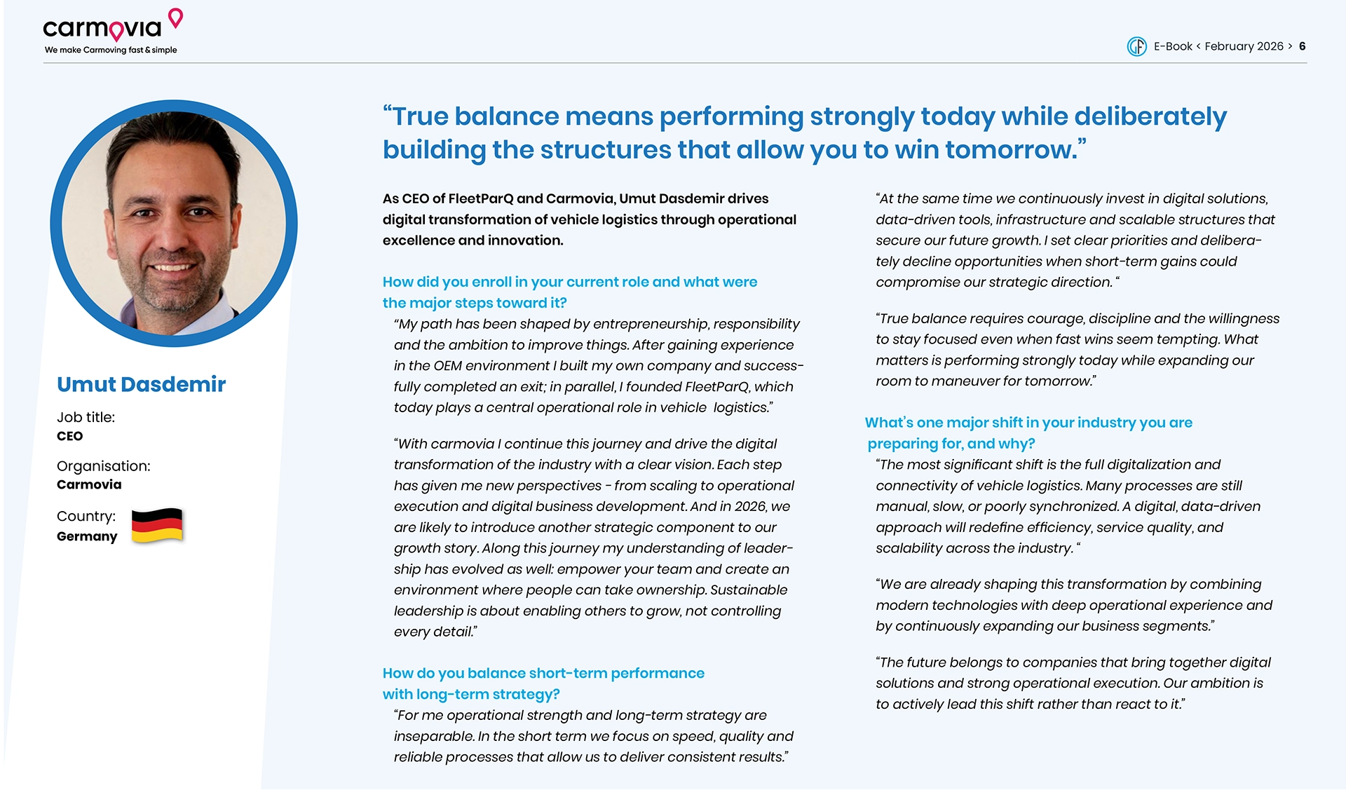 Umut's excerpt: Inspiring Leaders in Fleet