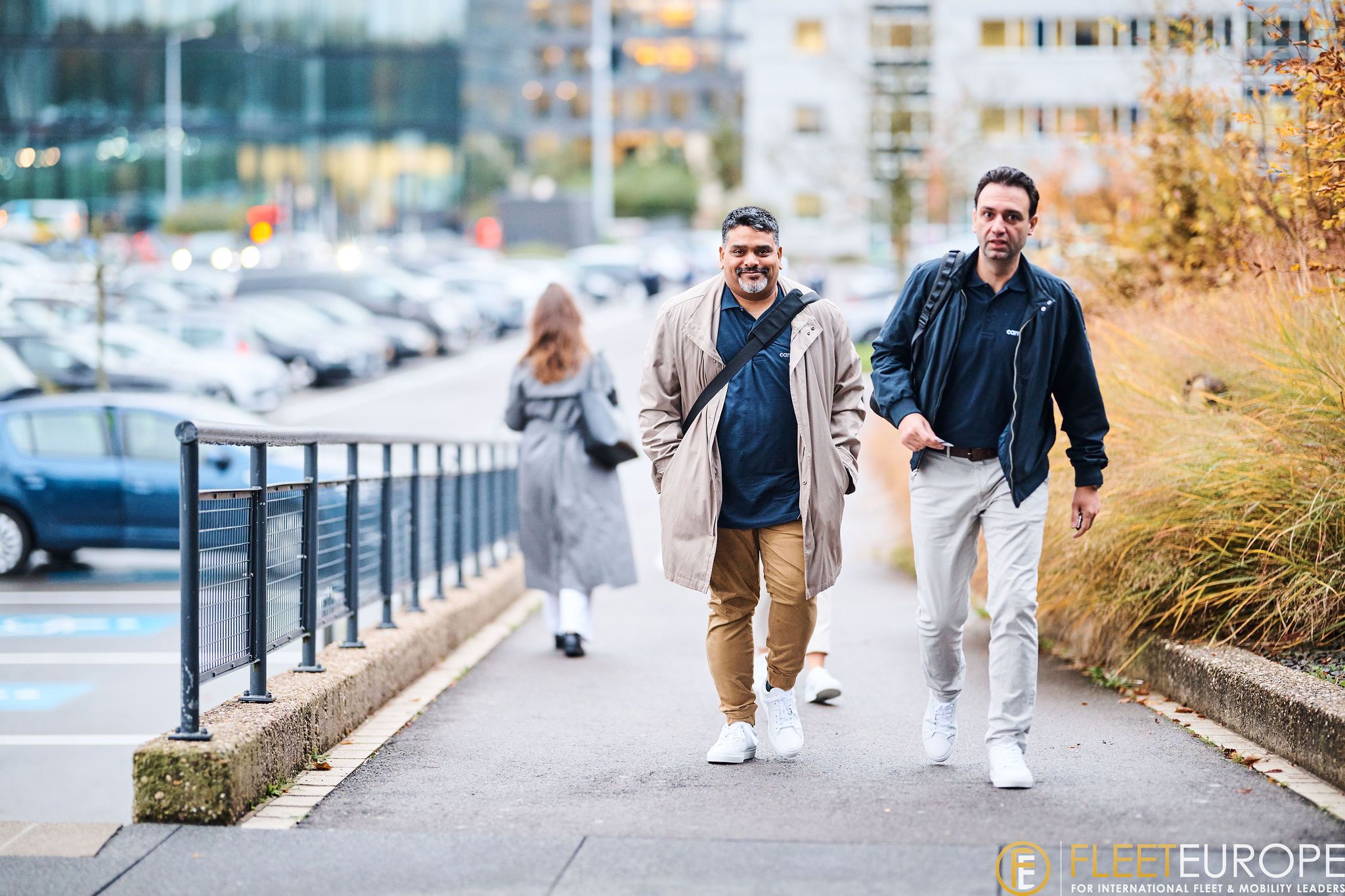 CEO Umut Dasdemir and Operations Manager Colin Kaniyampalackal on their way to Fleet Europe days 2025