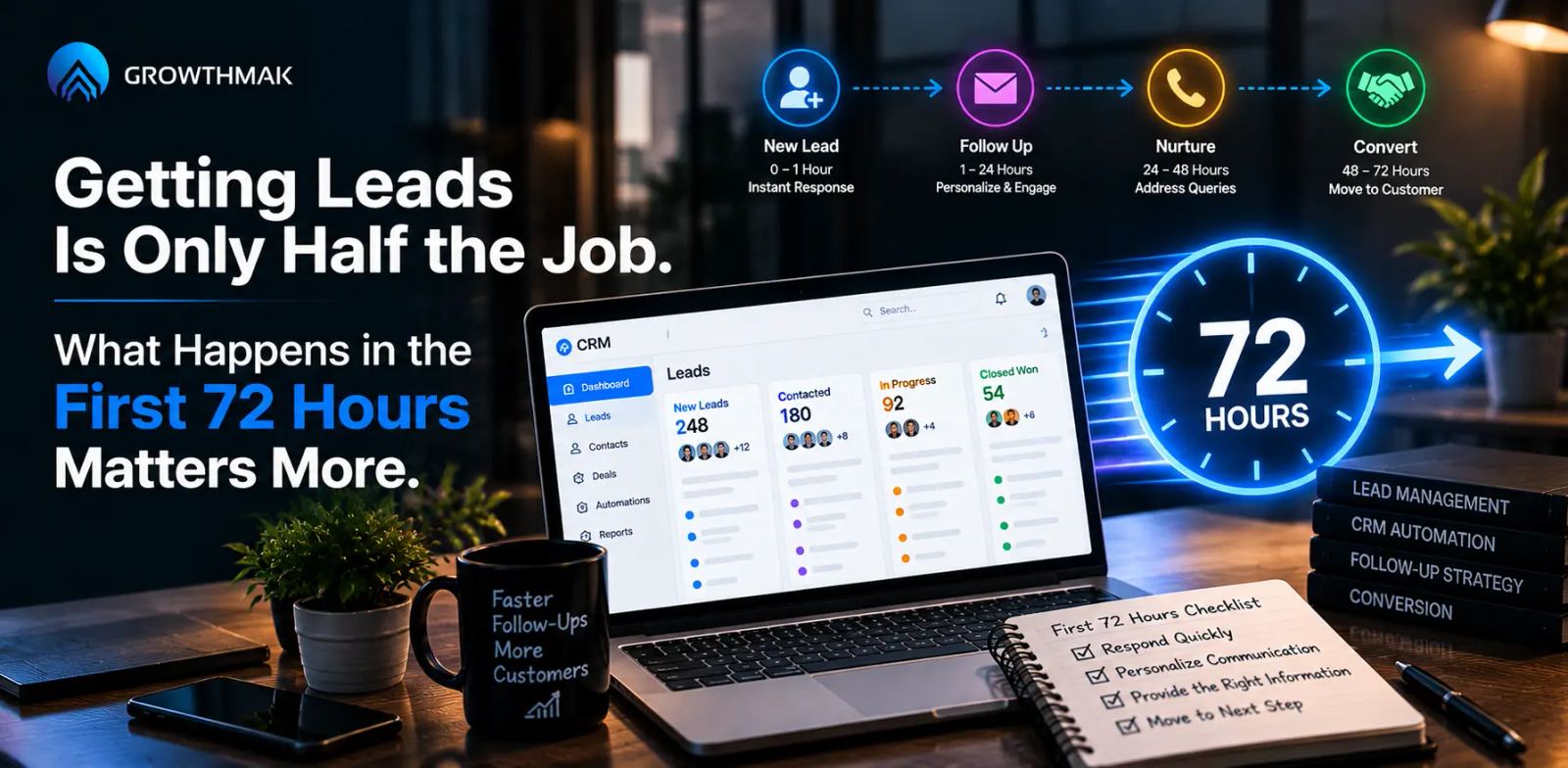 Getting Leads Is Only Half the Job. What Happens in the First 72 Hours Matters More.