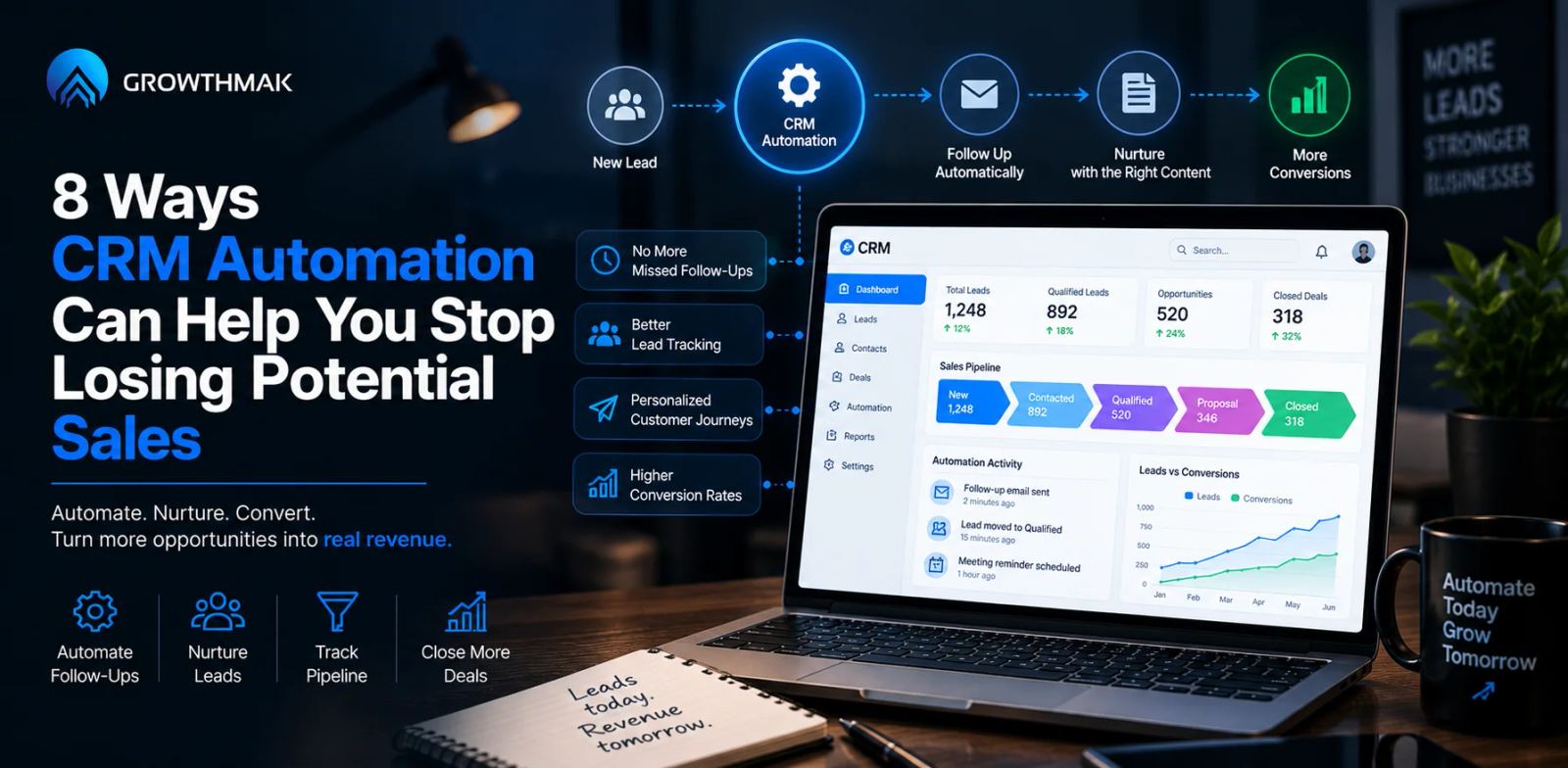 8 Ways CRM Automation Can Help You Stop Losing Potential Sales