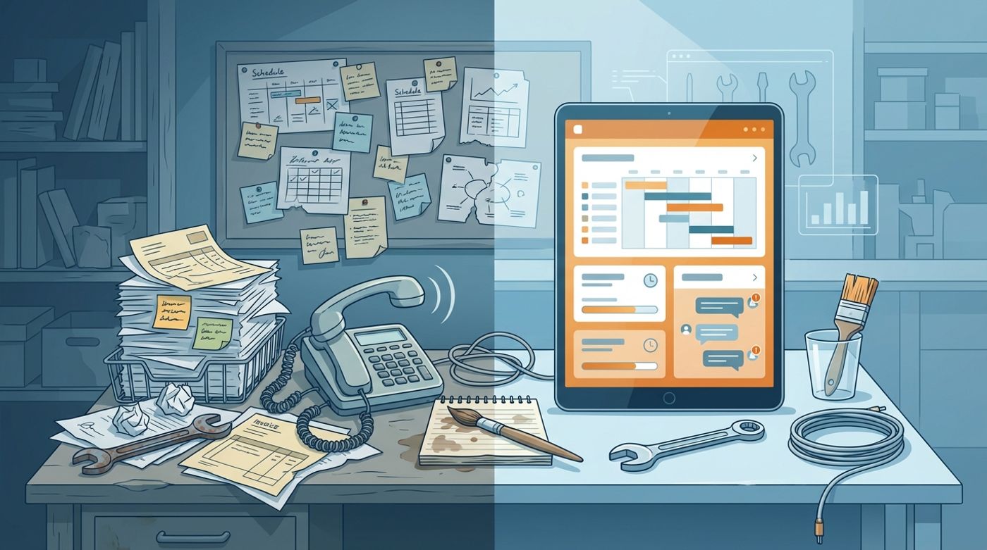 Stundenzettel, WhatsApp und Excel: Warum Ihr Handwerksbetrieb mehr verdient