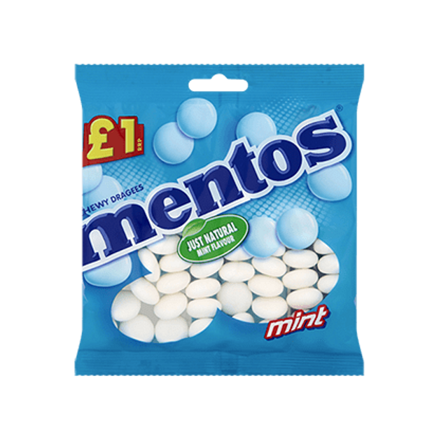 Mentos Mint 135g Bag | Mentos Ireland