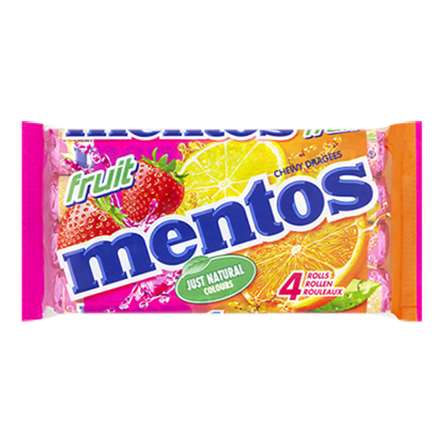 Mentos Fruit 4 pack | Mentos Ireland