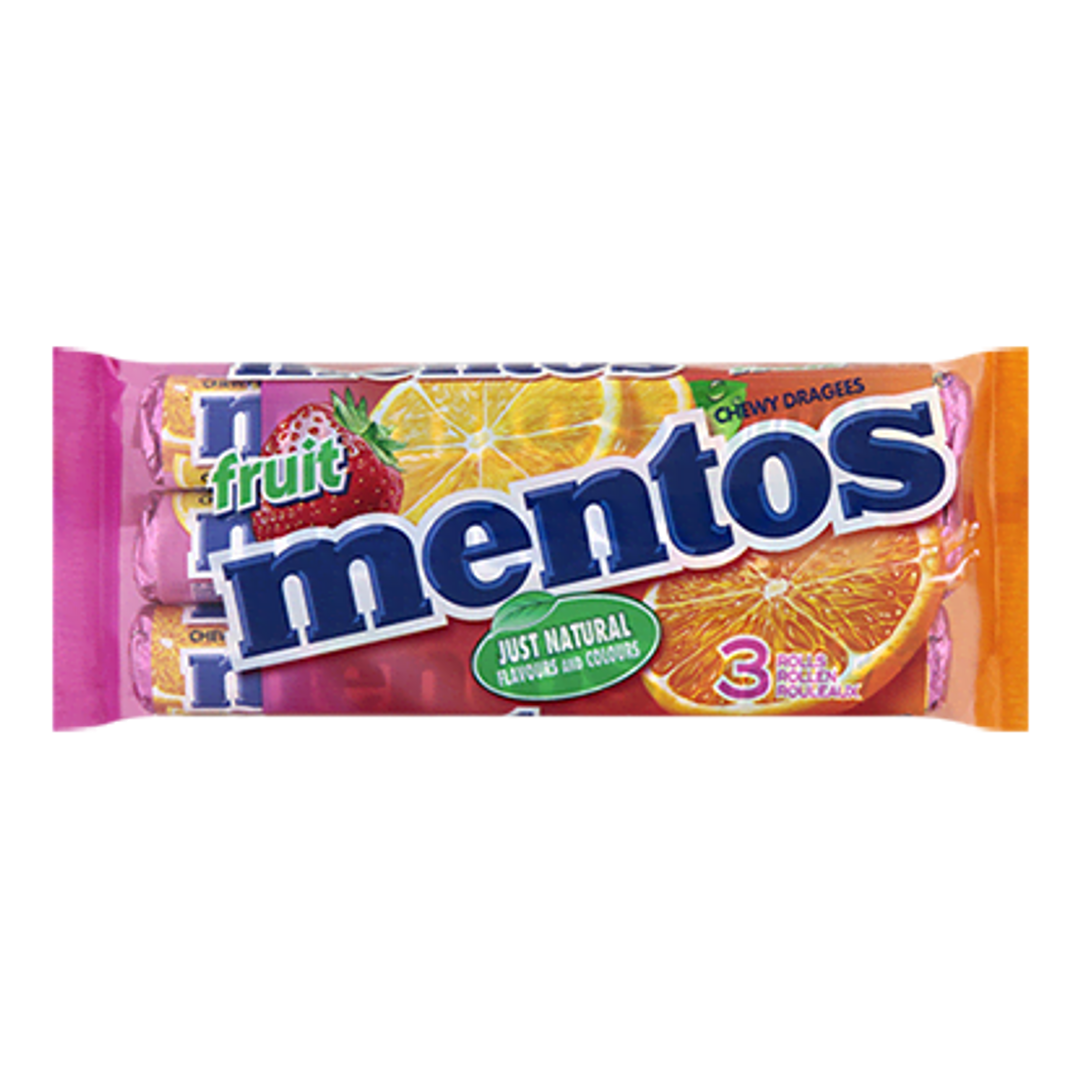 Mentos Fruit 3 pack