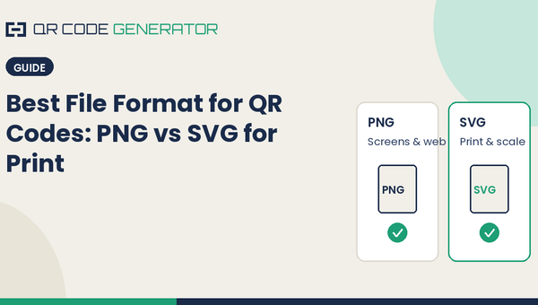 Best File Format for QR Codes: PNG vs SVG for Print