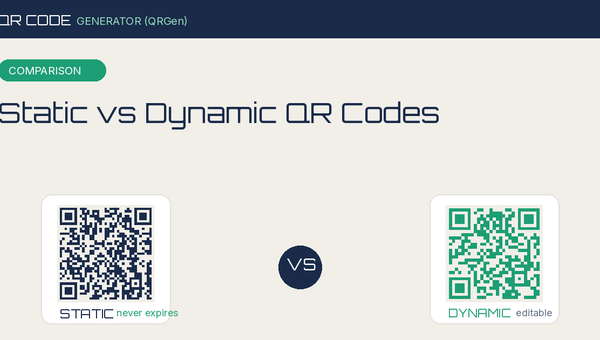 Static vs Dynamic QR Codes: What's the Difference?