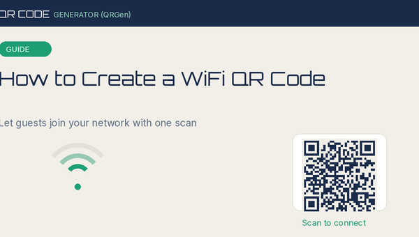 How to Create a WiFi QR Code for Your Guests