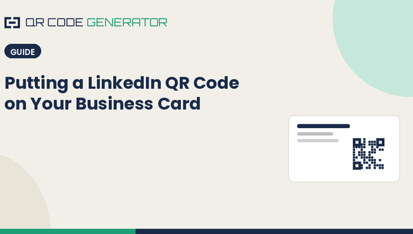 Putting a LinkedIn QR Code on Your Business Card