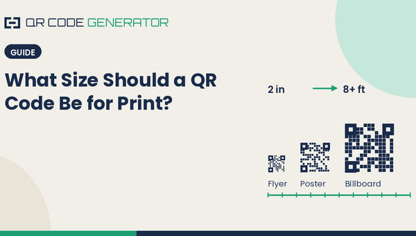What Size Should a QR Code Be for Print?