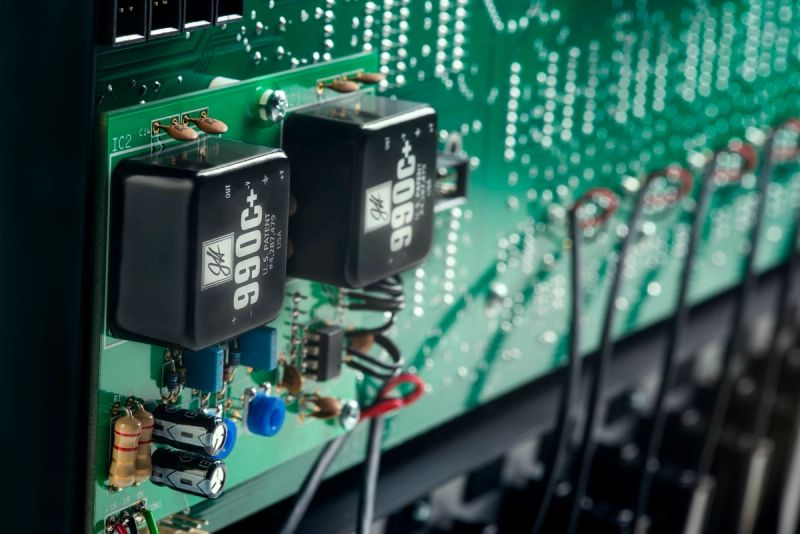 Console patchbay detail on an ASP8024 installation