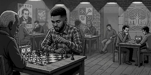 So, I Watched The Queen's Gambit â™› Chess board with white pawn, queen and black knight