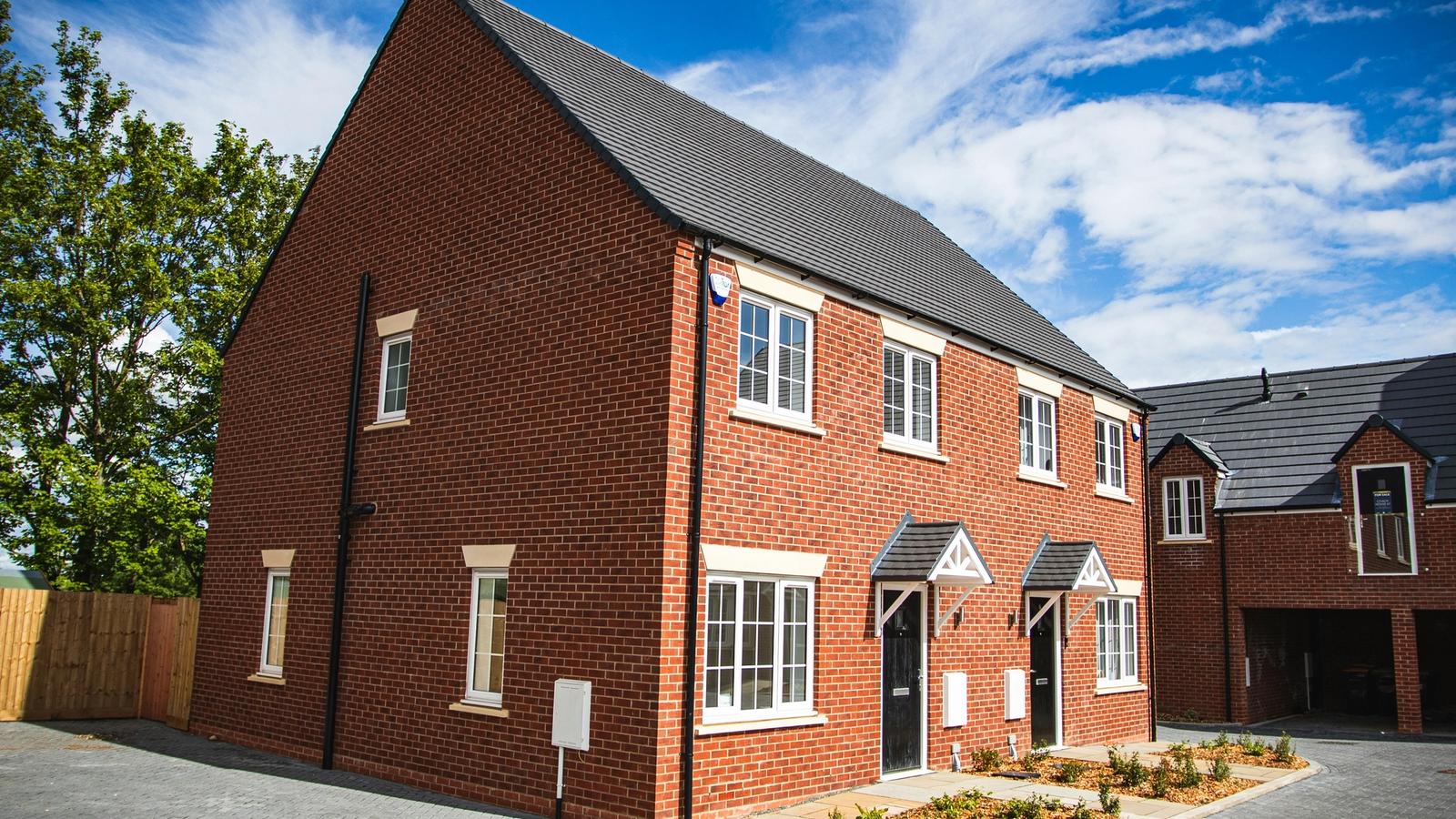 New built property in the UK