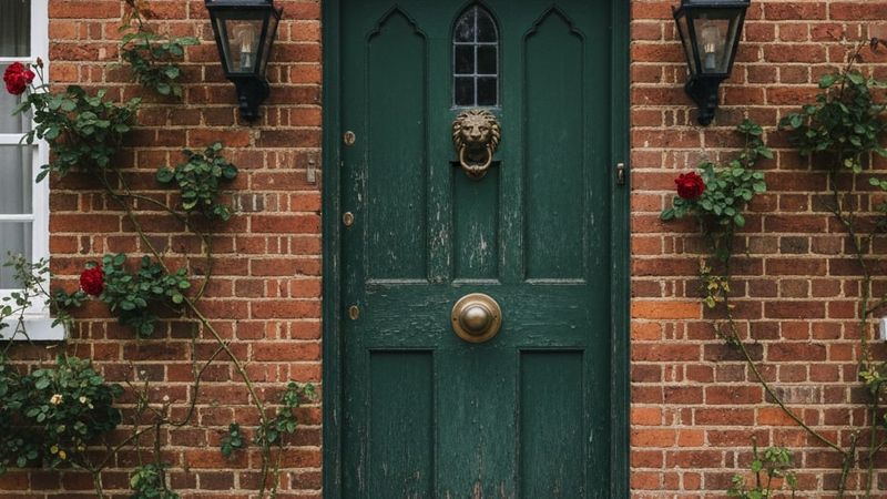 Draughty old English door