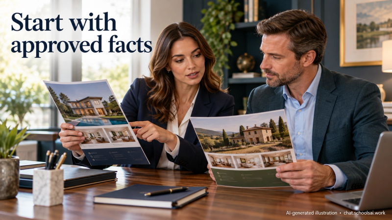 Agents comparing two separate property records