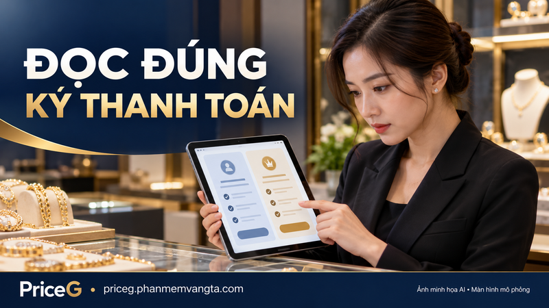 Đọc đúng kỳ thanh toán phần mềm — ảnh minh họa AI, màn hình mô phỏng.