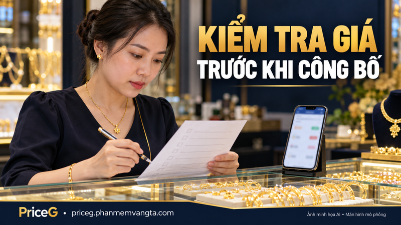 Kiểm tra dữ liệu trước công bố — ảnh minh họa AI, màn hình mô phỏng.