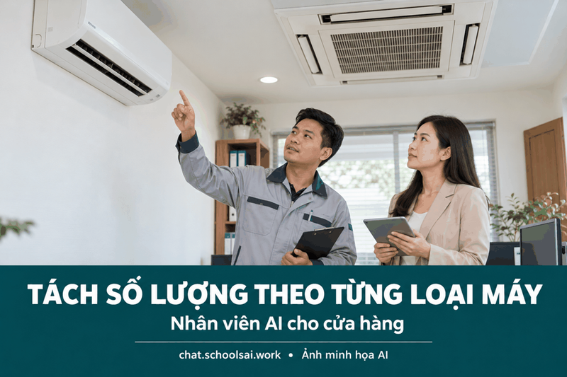 Phân loại số máy treo tường và âm trần – ảnh minh họa AI