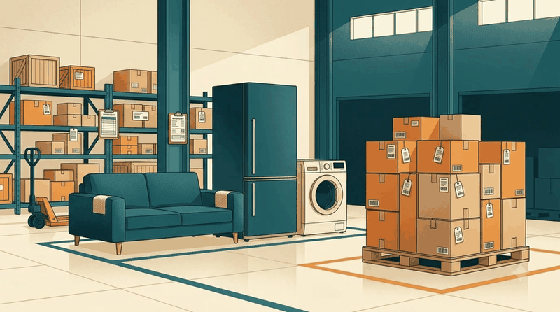 Danh mục đồ cần chuyển – minh họa AI