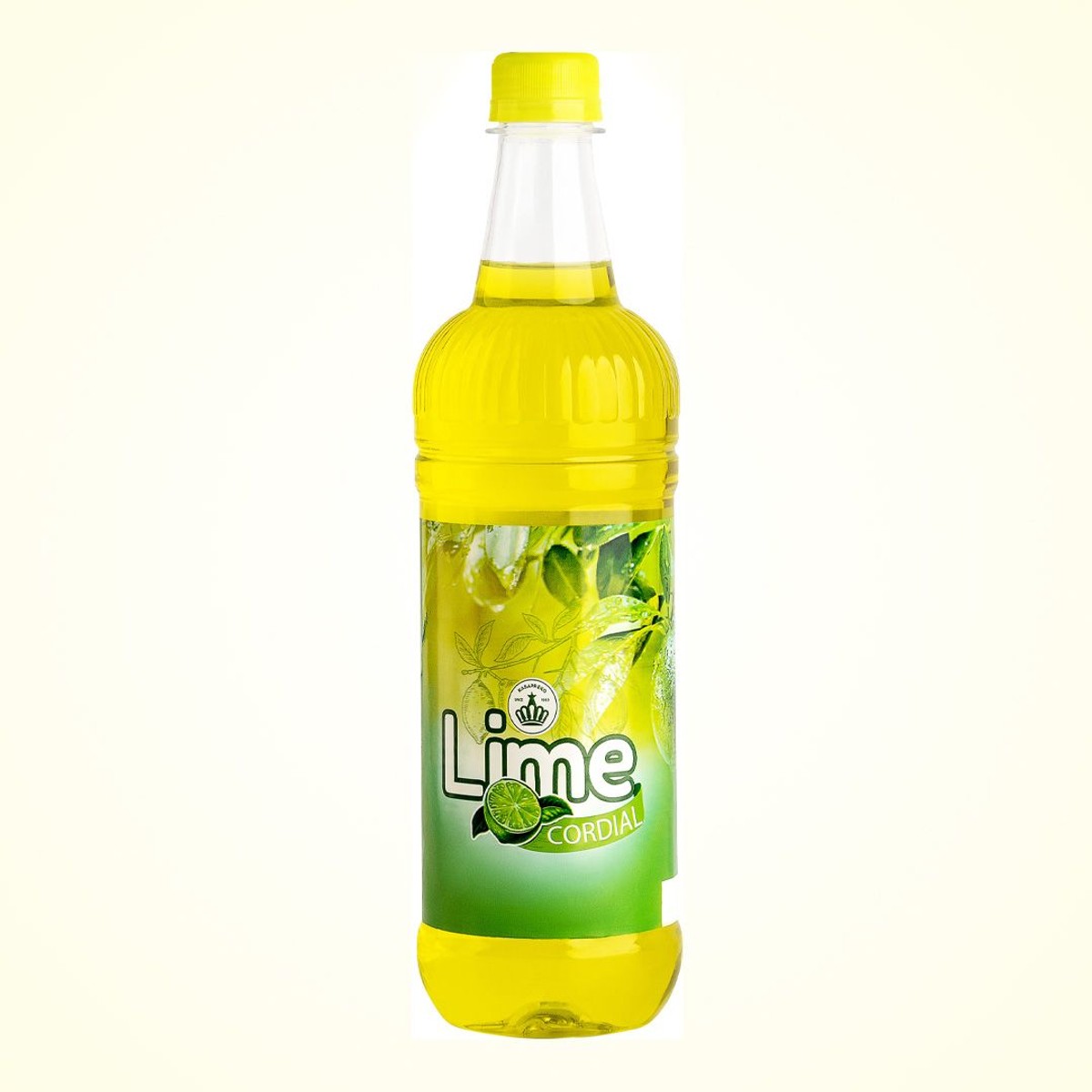 Lime Cordial bottle