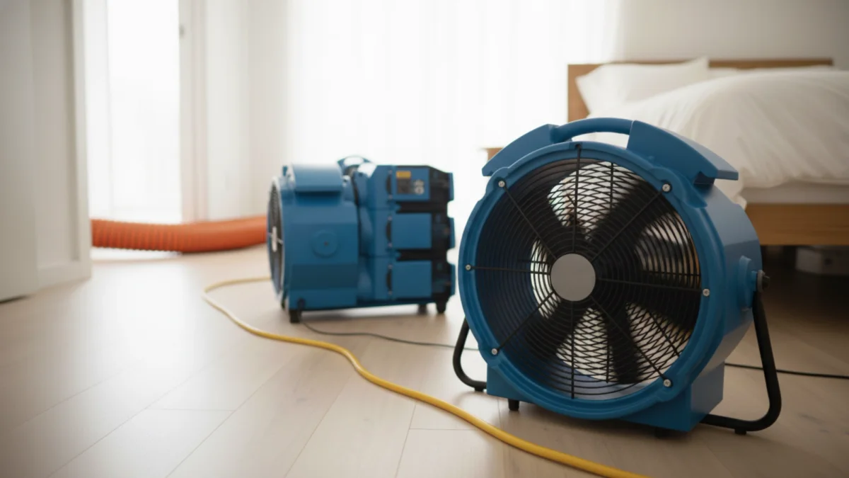 Top Bed Bug Pros technician monitoring Heat Treatment in a Houston home