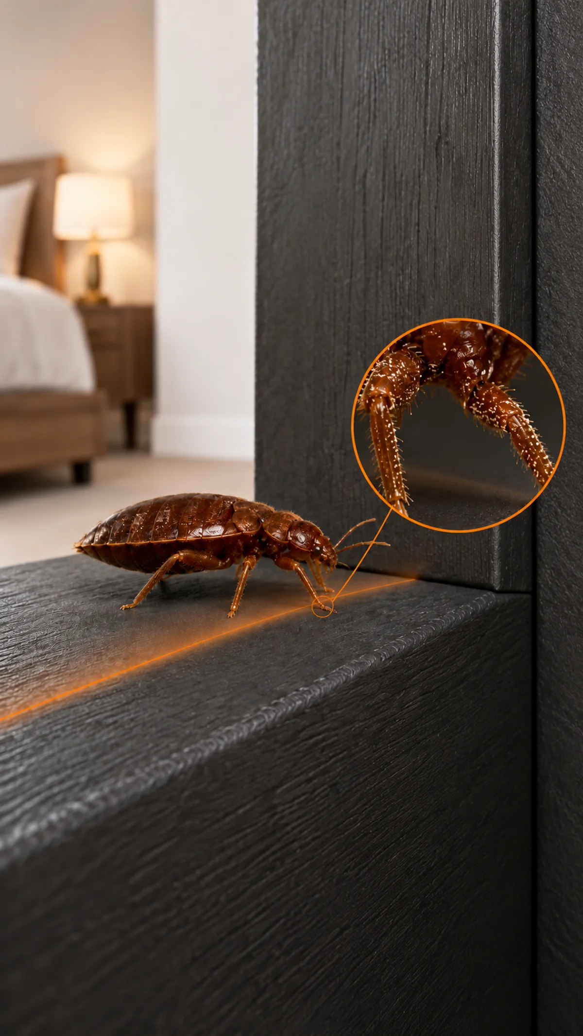 Top Bed Bug Pros technician applying Aprehend treatment
