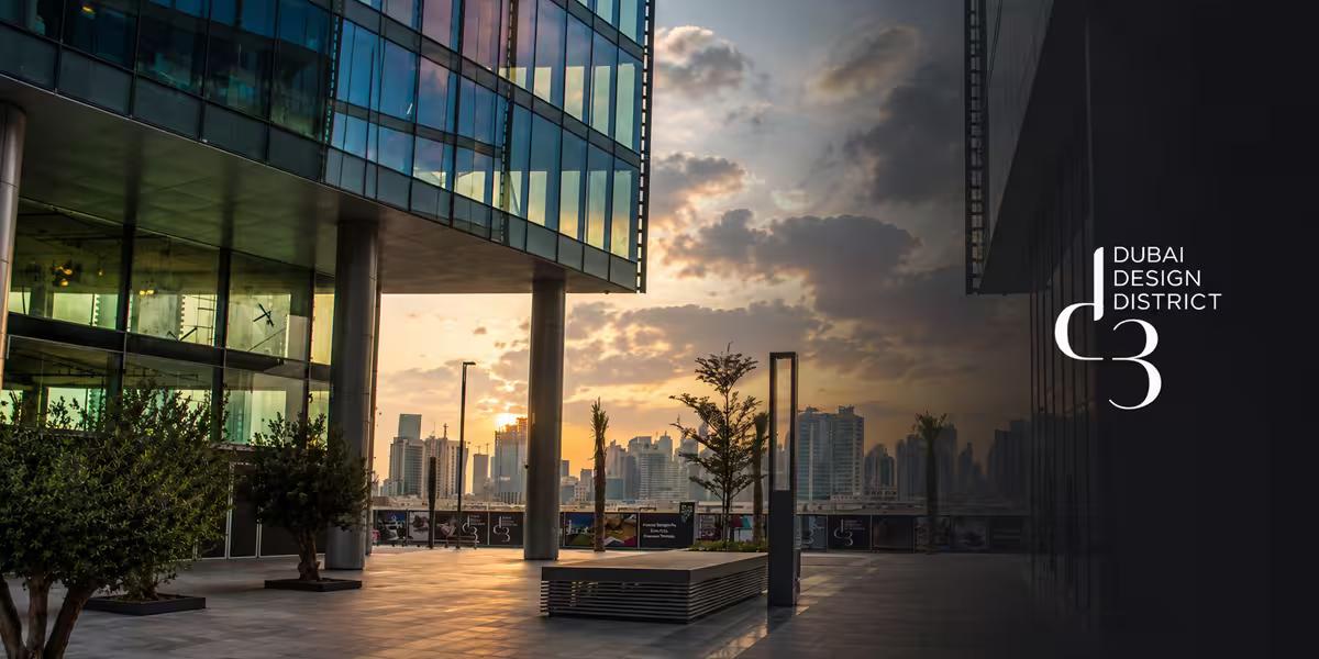 Creative-sector professionals reviewing financial information for a Dubai Design District audit