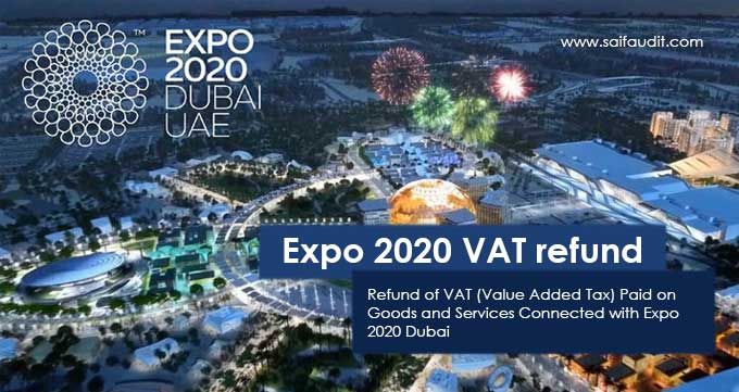 Expo 2020 VAT refund