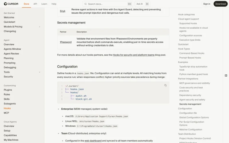 Cursor background agents docs