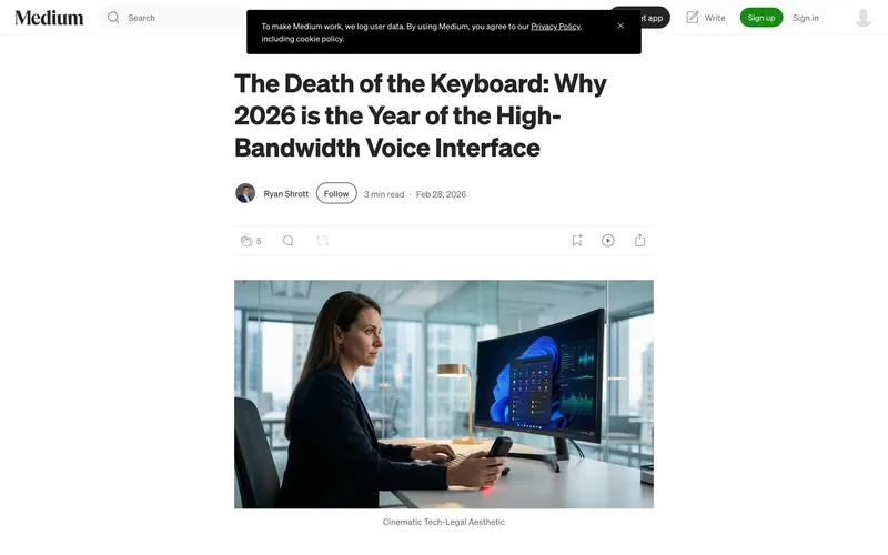 Ryan Shrott "Death of the Keyboard" essay