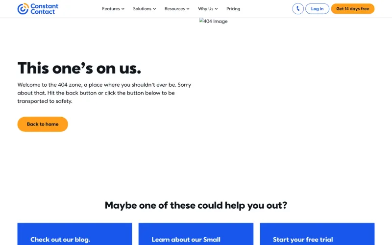 SharpSpring (Constant Contact) homepage screenshot