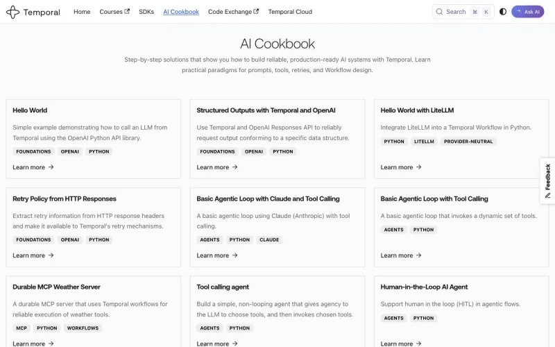 Temporal TypeScript SDK docs