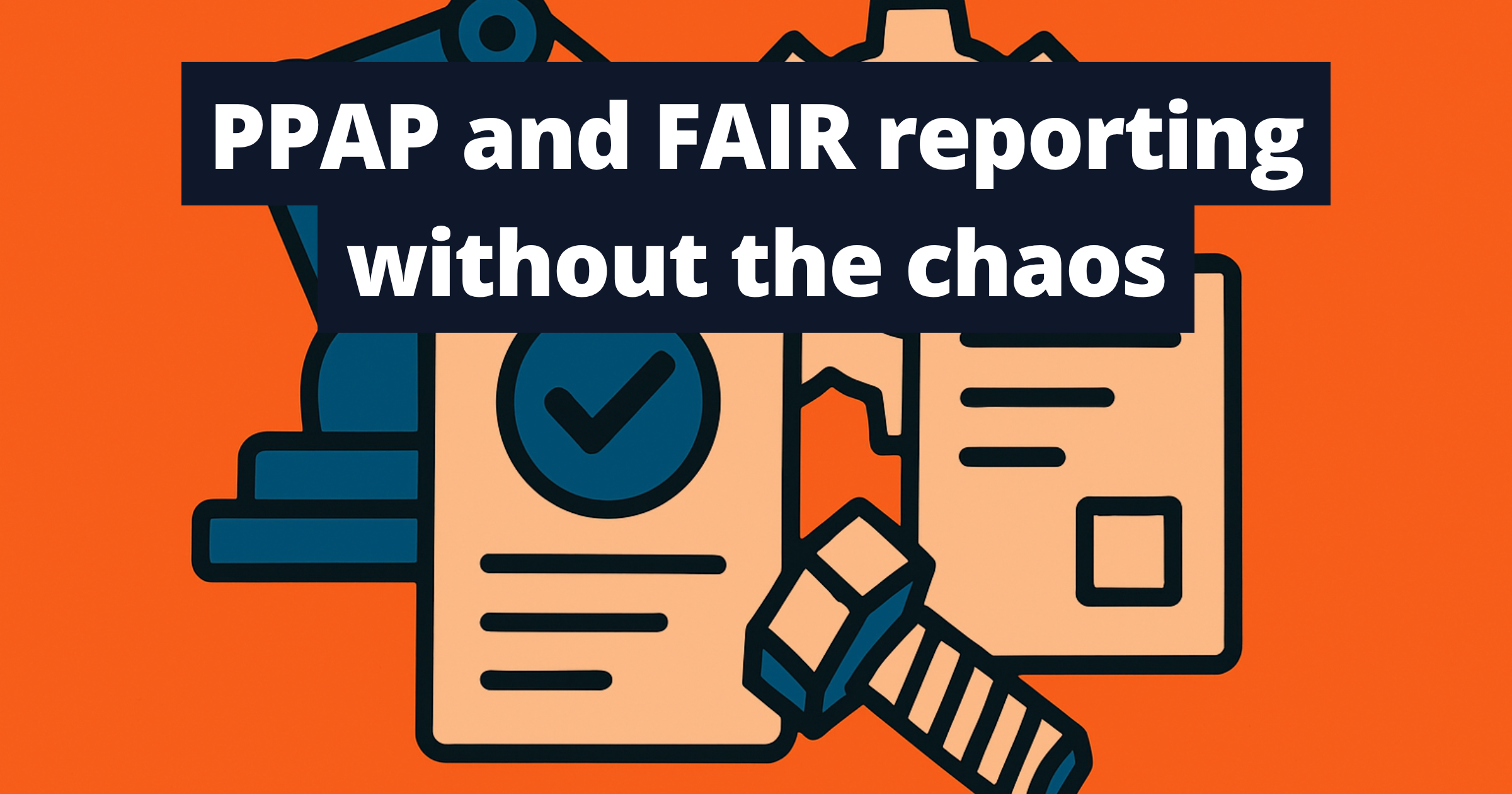 PPAP and FAIR reporting without the chaos