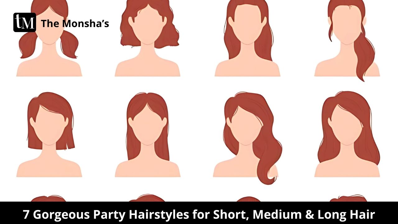 7 Gorgeous Party Hairstyles for Short, Medium & Long Hair