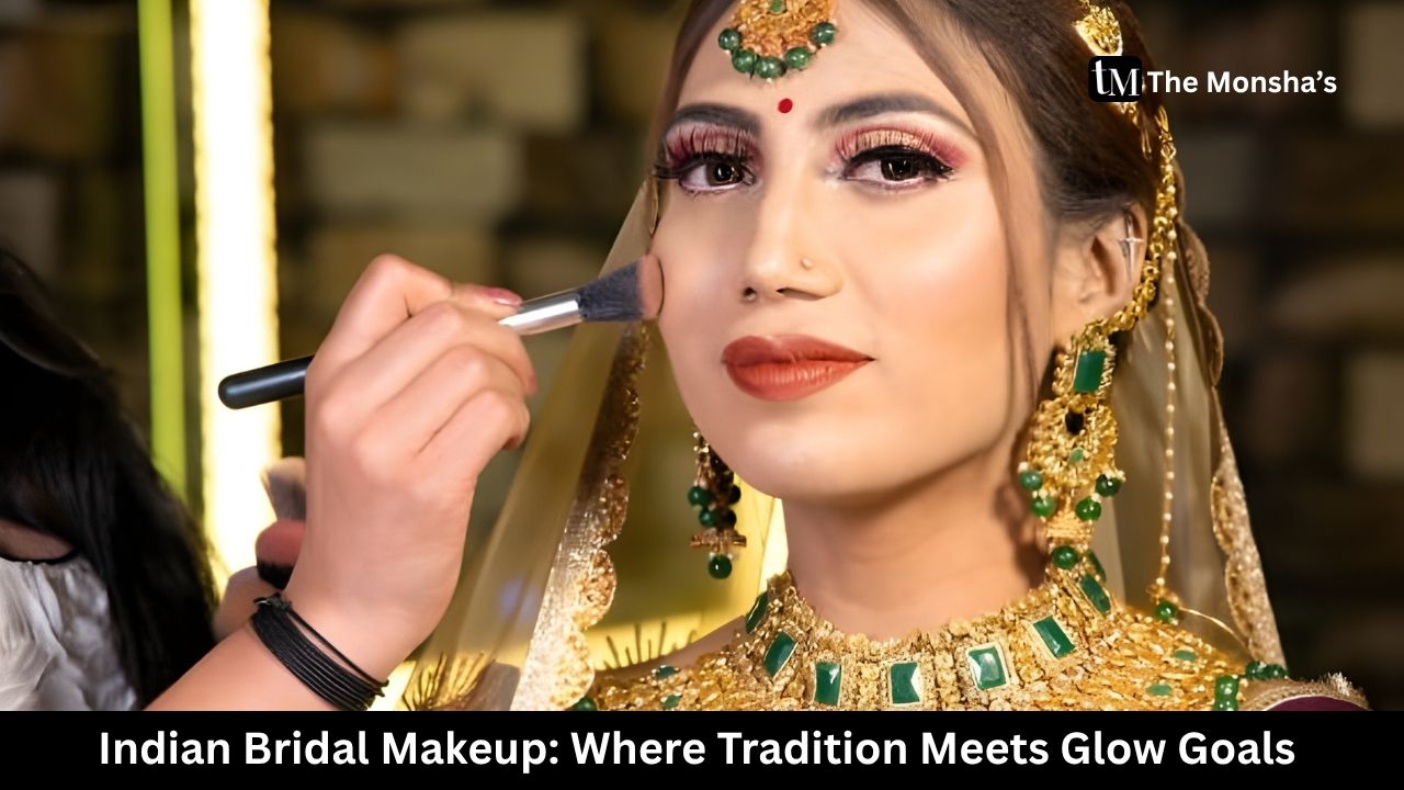Indian Bridal Makeup: Where Tradition Meets Glow Goals 