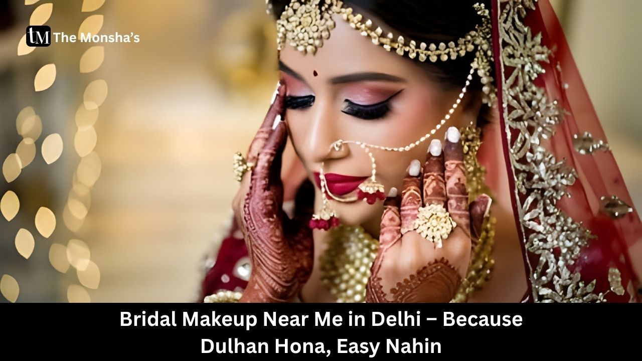 Bridal Makeup Near Me in Delhi – Because Dulhan Hona, Easy Nahin
