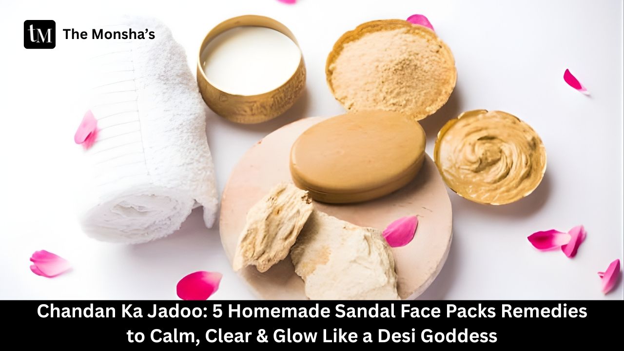Chandan Ka Jadoo: 5 Homemade Sandal Face Packs Remedies to Calm, Clear & Glow Like a Desi Goddess